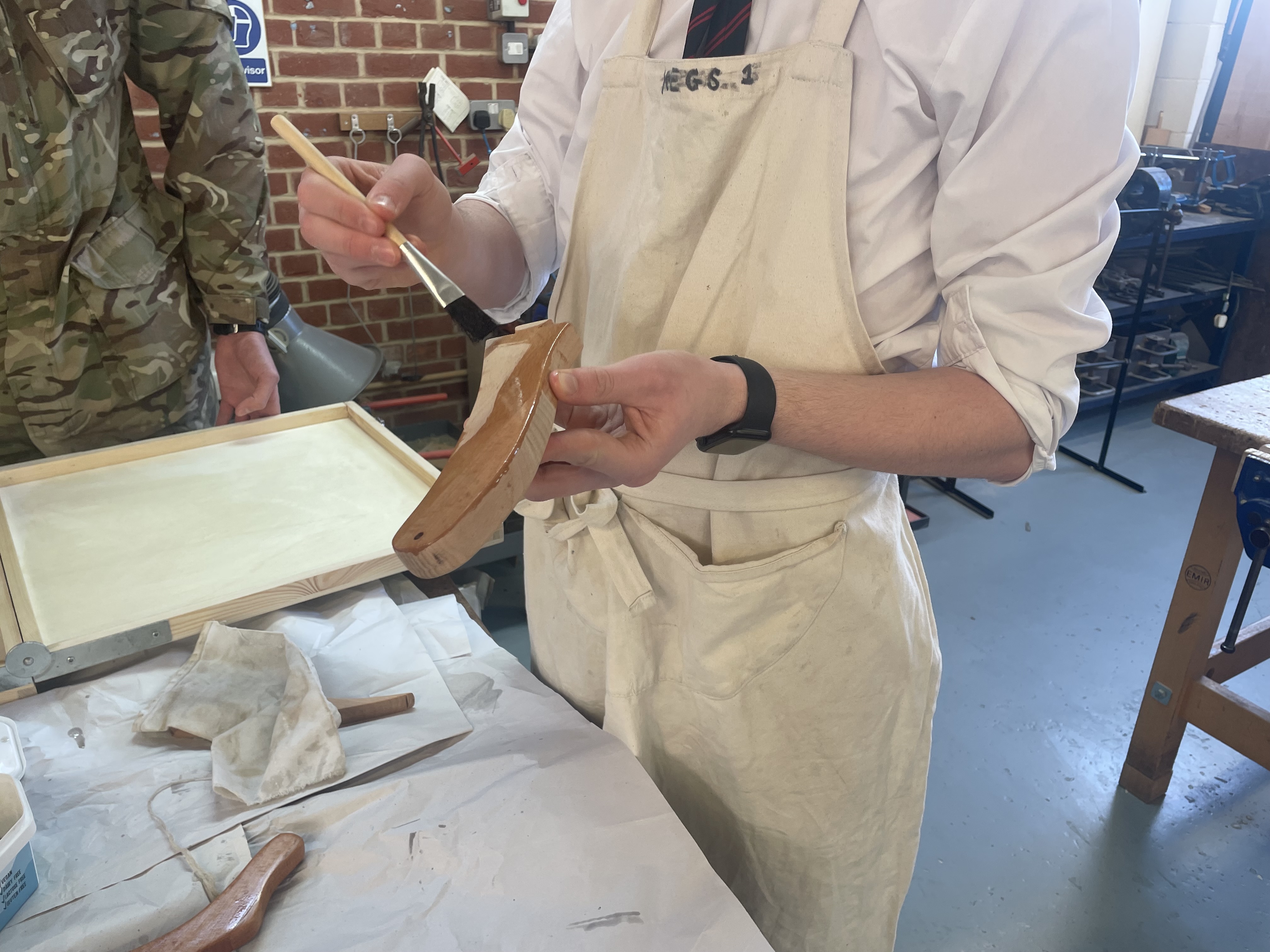 Finishing in the workshop