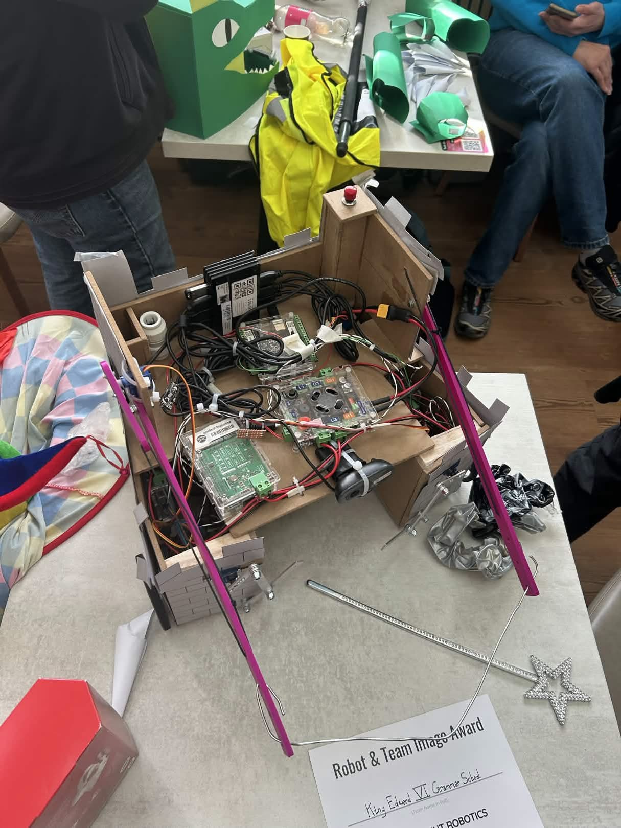 Robot with the Image Award certificate